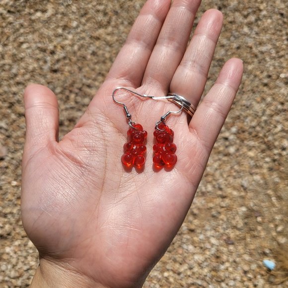 Women's Fashion Jewelry Gummy Bears Dangling 1 Set of Earrings - Picture 7 of 12